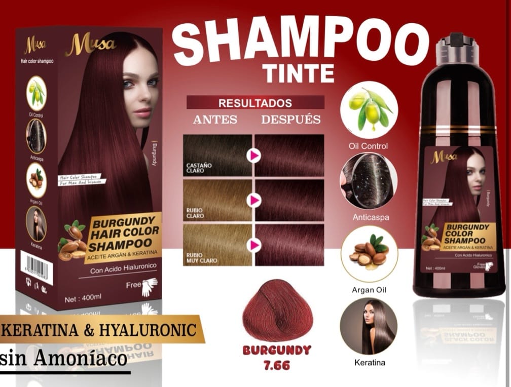 TINTE SHAMPOO - MUSA DE 400ML