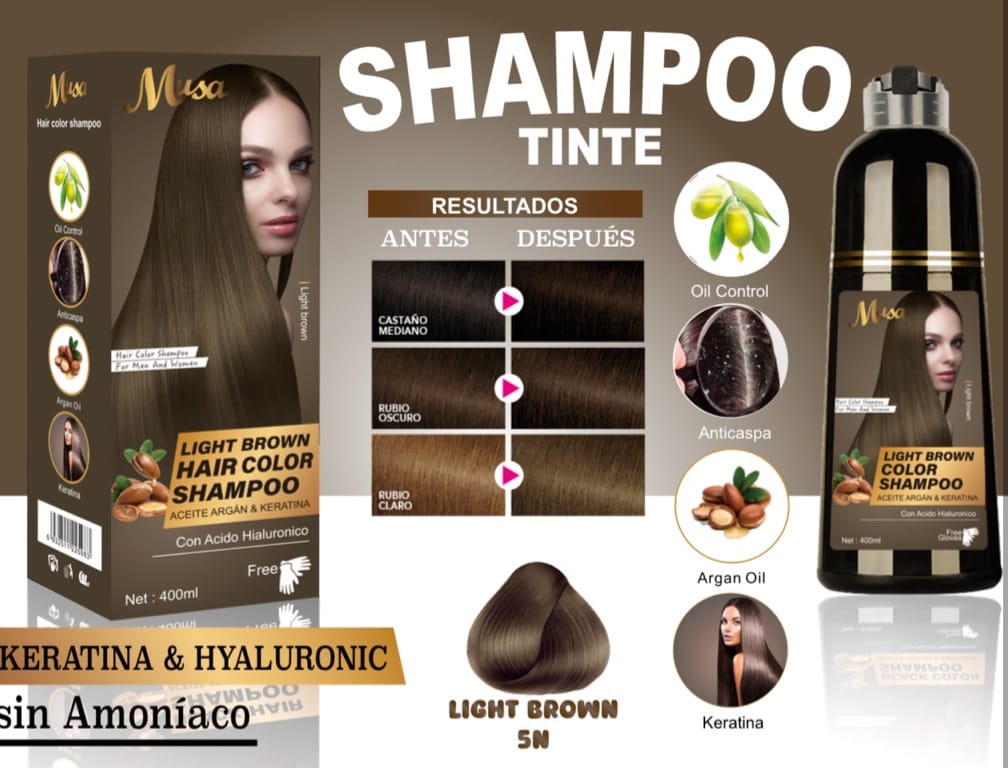 TINTE SHAMPOO - MUSA DE 400ML